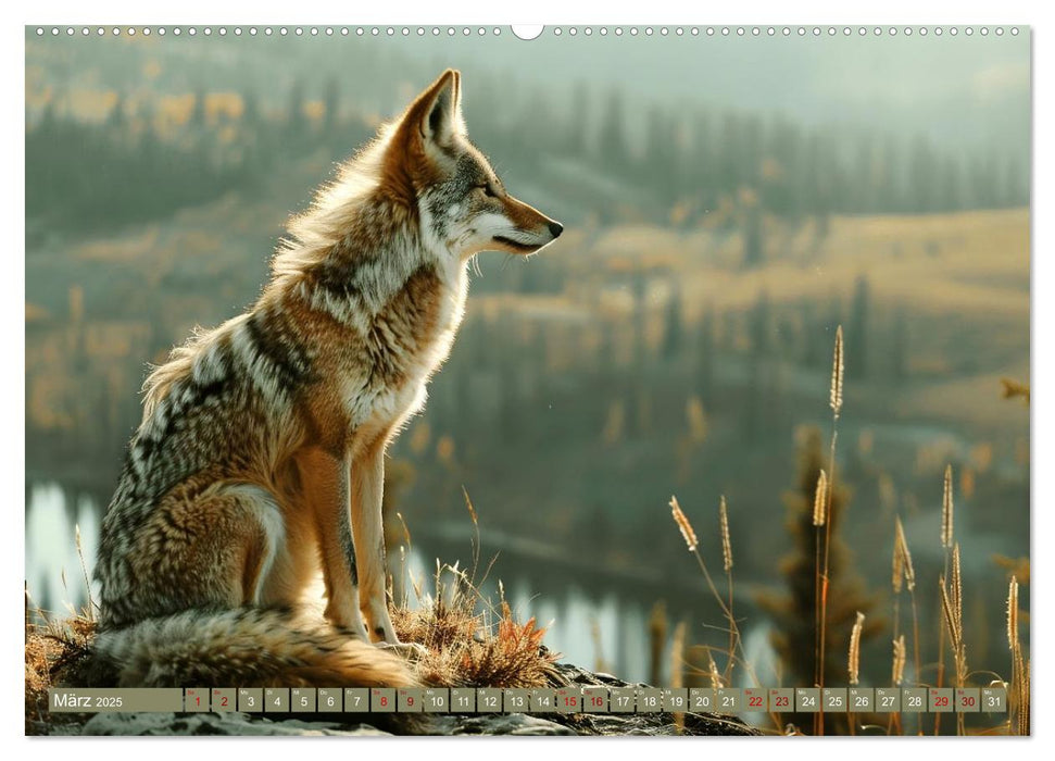 Die wilden Hunde (CALVENDO Wandkalender 2025)