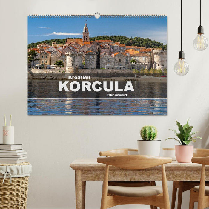 Kroatien - Korcula (CALVENDO Wandkalender 2025)