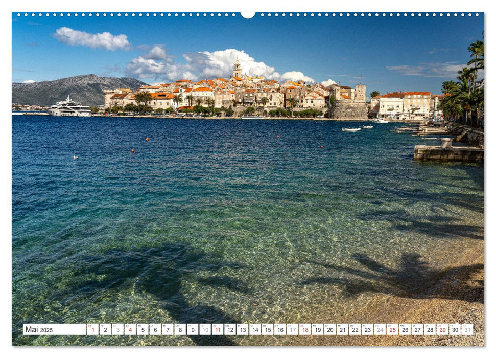 Kroatien - Korcula (CALVENDO Wandkalender 2025)