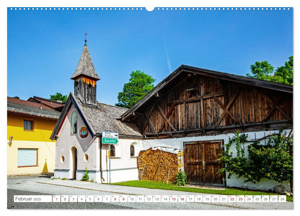Kapellen im Tiroler Leutaschtal (CALVENDO Premium Wandkalender 2025)