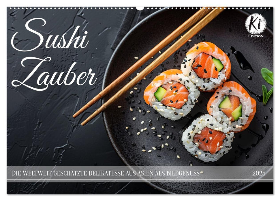 Sushi Zauber (CALVENDO Wandkalender 2025)