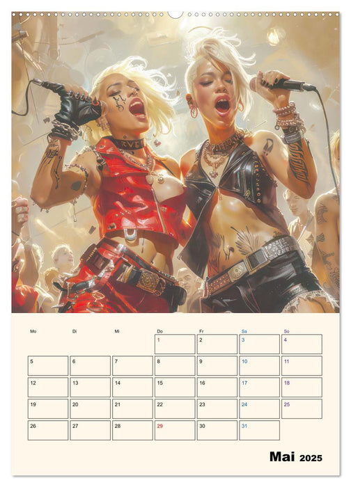 Punkergören - In Aktion (CALVENDO Premium Wandkalender 2025)