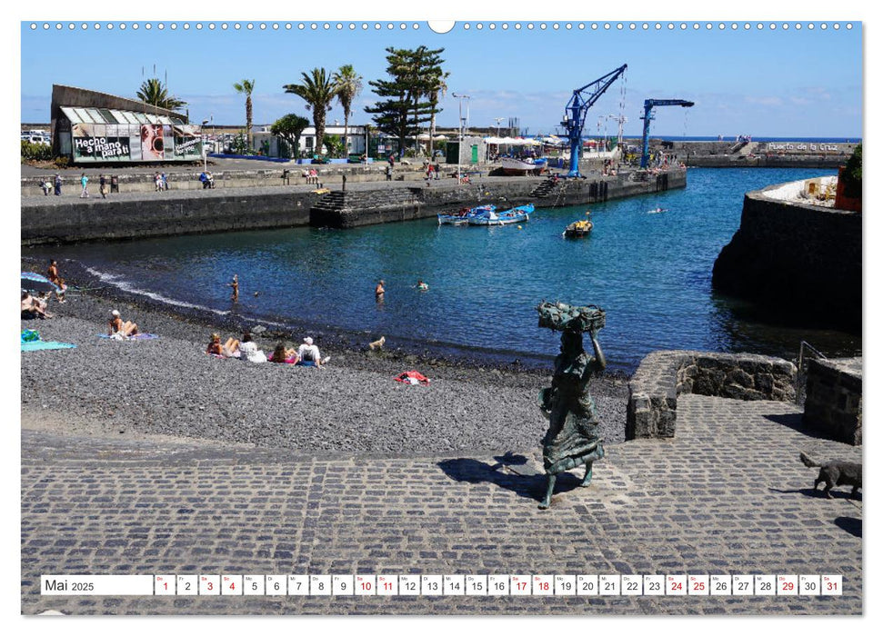 Puerto de la Cruz. Teneriffa Urlaub. (CALVENDO Wandkalender 2025)