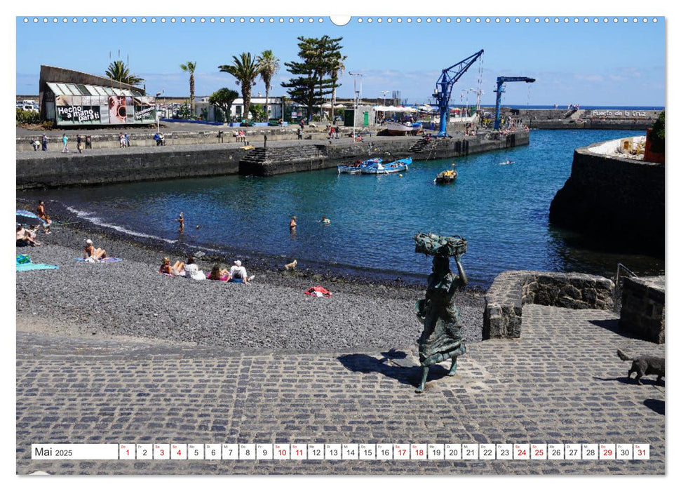 Puerto de la Cruz. Teneriffa Urlaub. (CALVENDO Premium Wandkalender 2025)