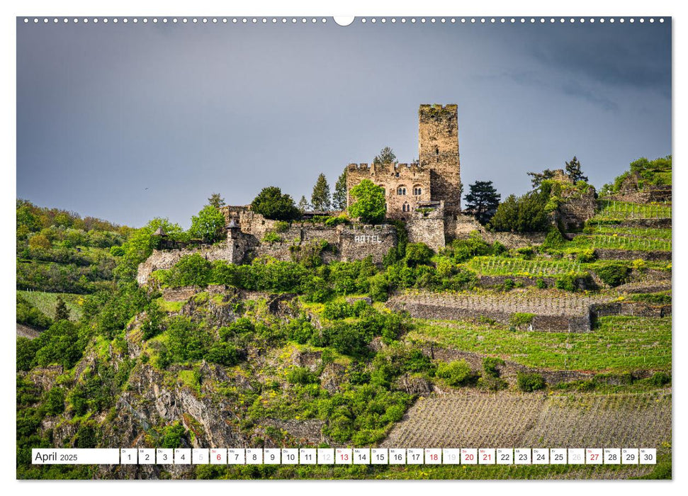 Kaub - Romantische Stadt am Rhein (CALVENDO Wandkalender 2025)