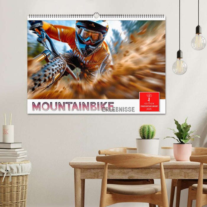 Mountainbike Erlebnisse (CALVENDO Wandkalender 2025)