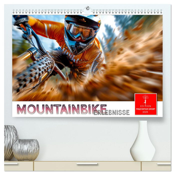 Mountainbike Erlebnisse (CALVENDO Premium Wandkalender 2025)