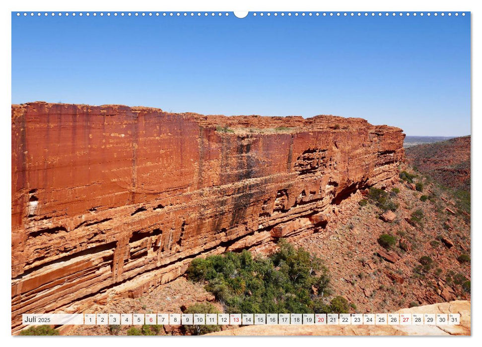 Unterwegs in Australiens Nationalparks (CALVENDO Premium Wandkalender 2025)