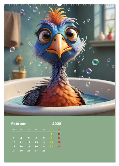 Diese schrägen Vögel (CALVENDO Wandkalender 2025)