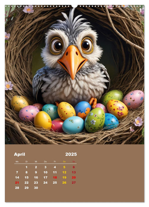 Diese schrägen Vögel (CALVENDO Wandkalender 2025)