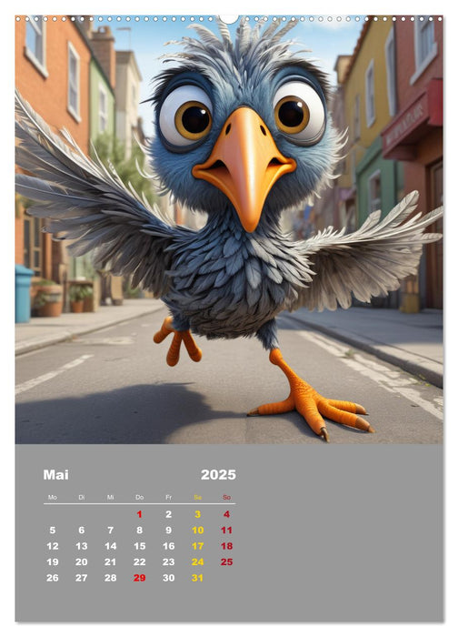 Diese schrägen Vögel (CALVENDO Wandkalender 2025)