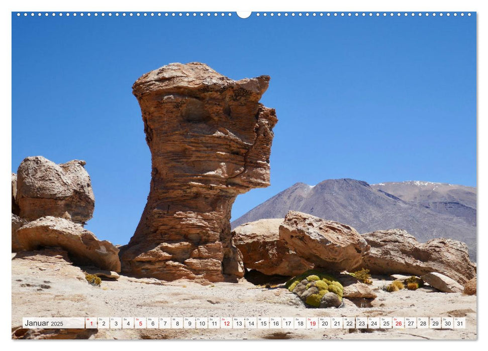 Bolivien - Unterwegs im Hochland (CALVENDO Wandkalender 2025)