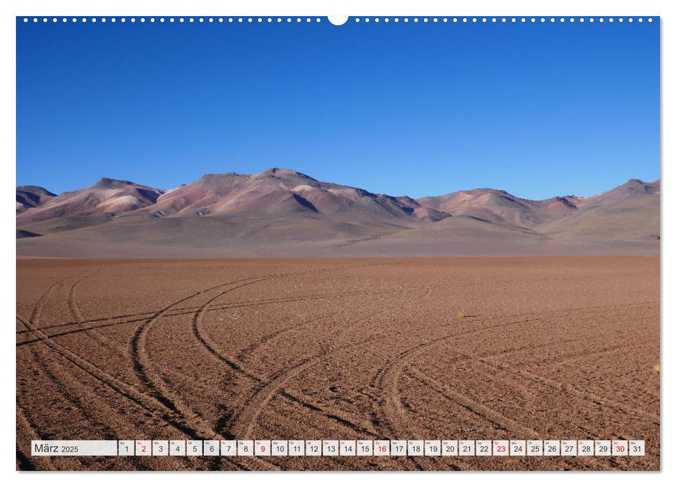 Bolivien - Unterwegs im Hochland (CALVENDO Wandkalender 2025)