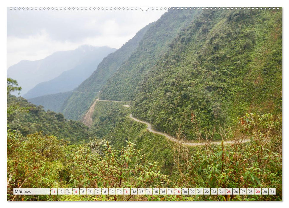 Bolivien - Unterwegs im Hochland (CALVENDO Wandkalender 2025)