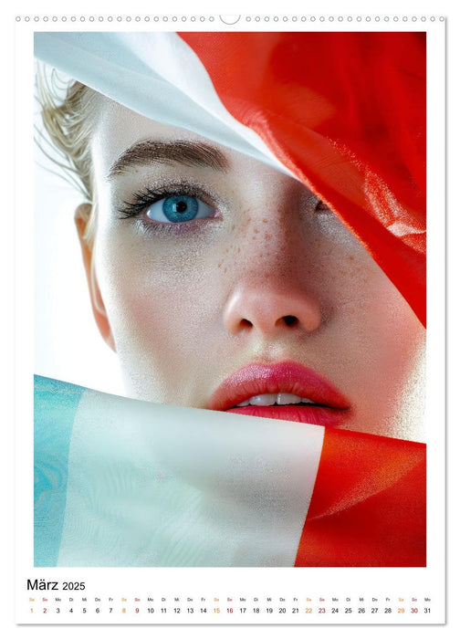 Europa zeigt Flagge (CALVENDO Premium Wandkalender 2025)
