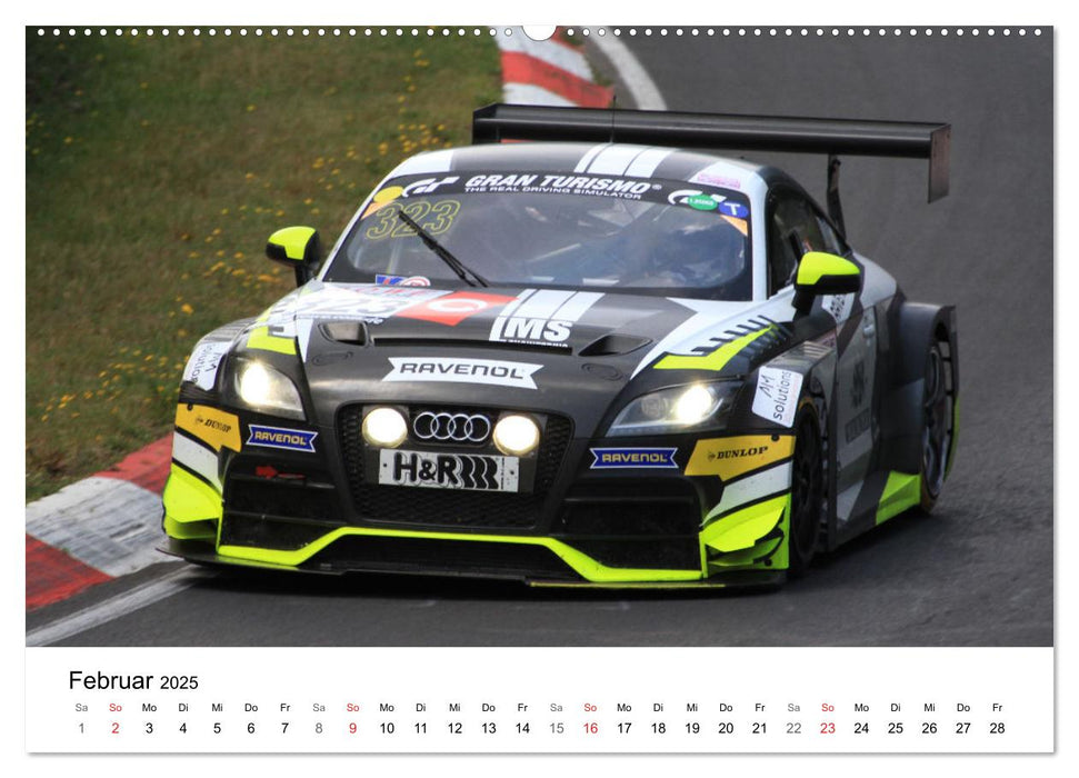 Die Vier Ringe im Motorsport (CALVENDO Premium Wandkalender 2025)