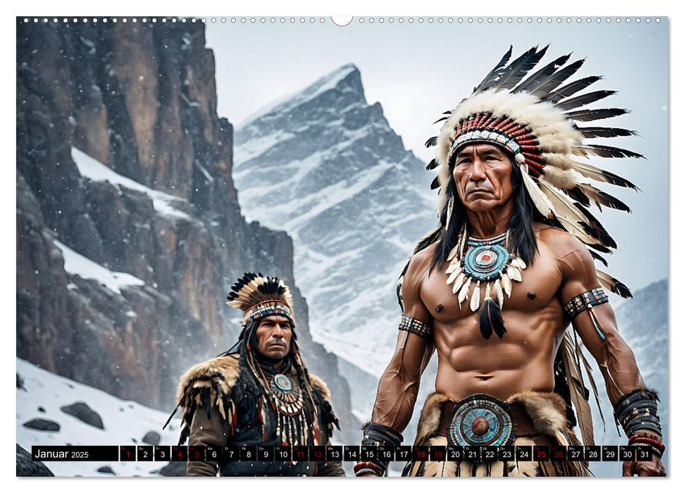 Im weiten Land der Indianer (CALVENDO Premium Wandkalender 2025)