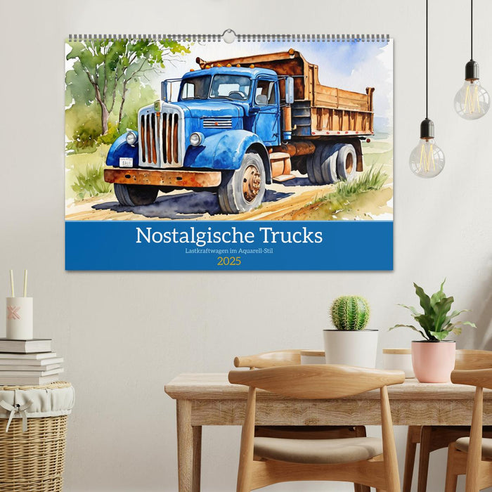 Nostalgische Trucks (CALVENDO Wandkalender 2025)