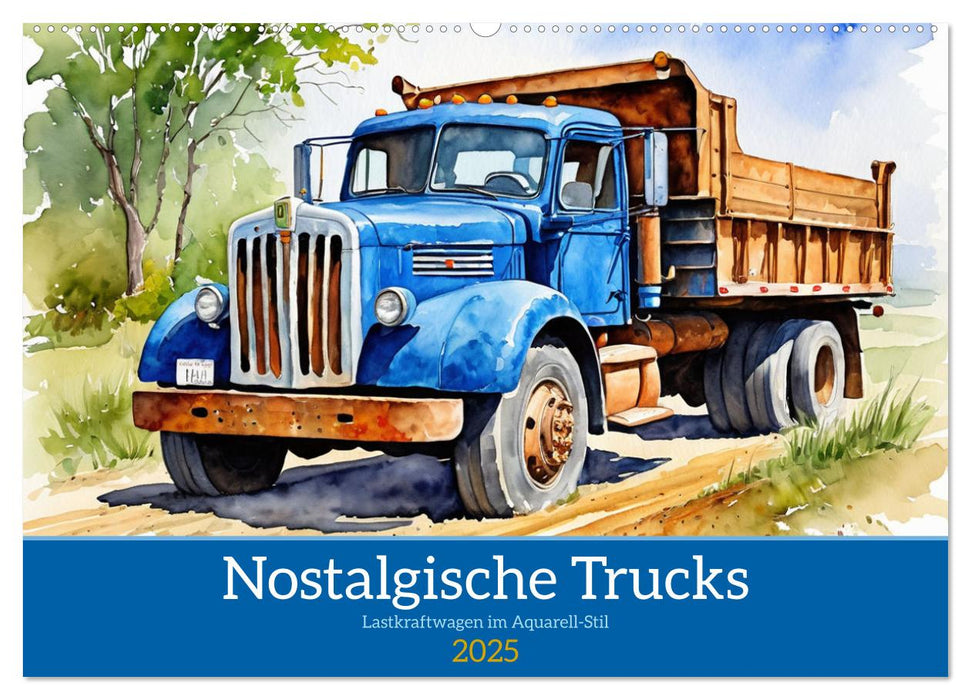 Nostalgische Trucks (CALVENDO Wandkalender 2025)