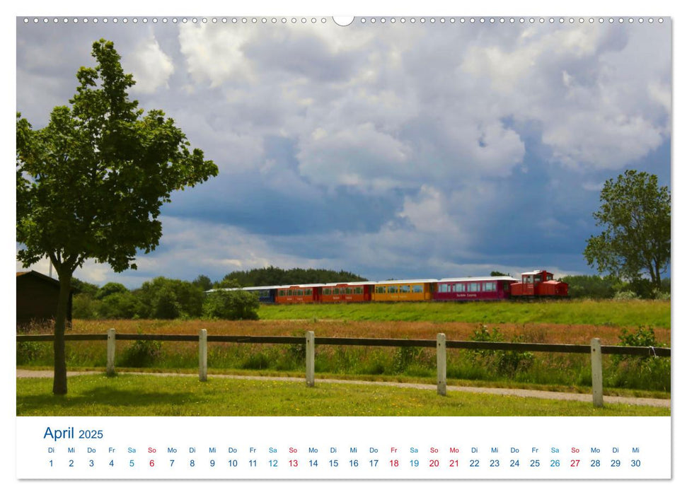 Langeoog 2025. Impressionen zwischen Hafen und Ostende (CALVENDO Wandkalender 2025)