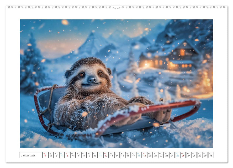 Snoozers Träumende Abenteuer (CALVENDO Premium Wandkalender 2025)