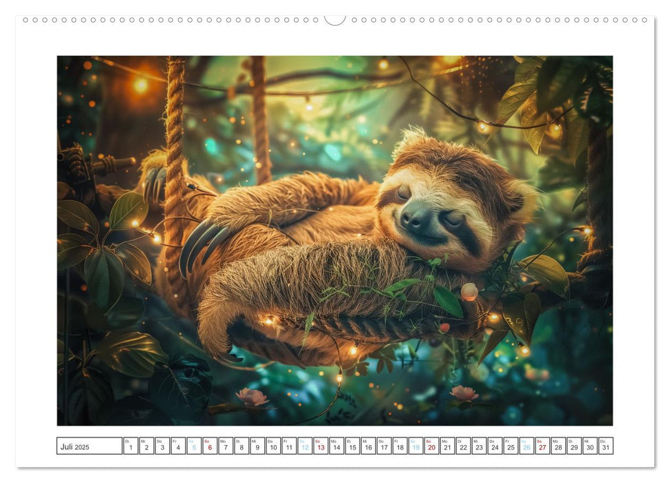 Snoozers Träumende Abenteuer (CALVENDO Premium Wandkalender 2025)