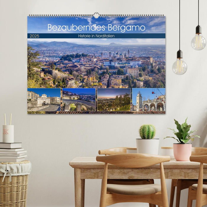 Bezauberndes Bergamo (CALVENDO Wandkalender 2025)