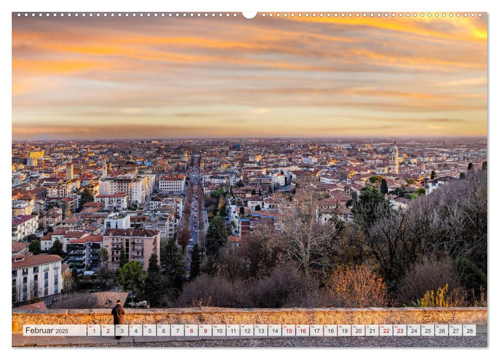 Bezauberndes Bergamo (CALVENDO Wandkalender 2025)