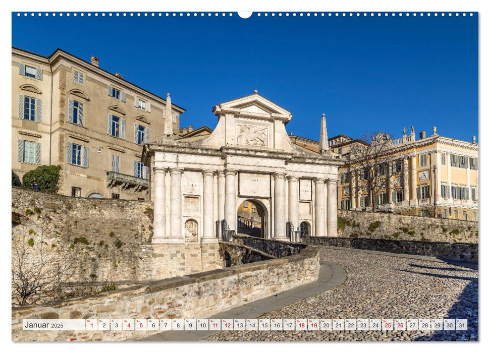 Bezauberndes Bergamo (CALVENDO Premium Wandkalender 2025)