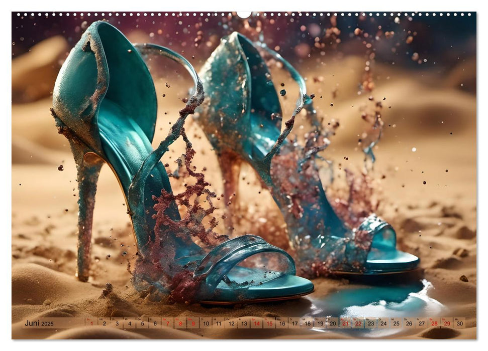 High Heels in Szene gesetzt (CALVENDO Wandkalender 2025)