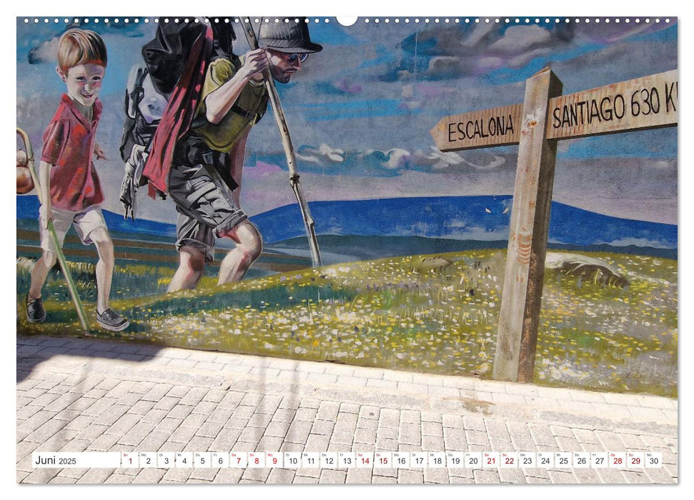 Camino Levante - magische Momente auf stillen Wegen (CALVENDO Wandkalender 2025)