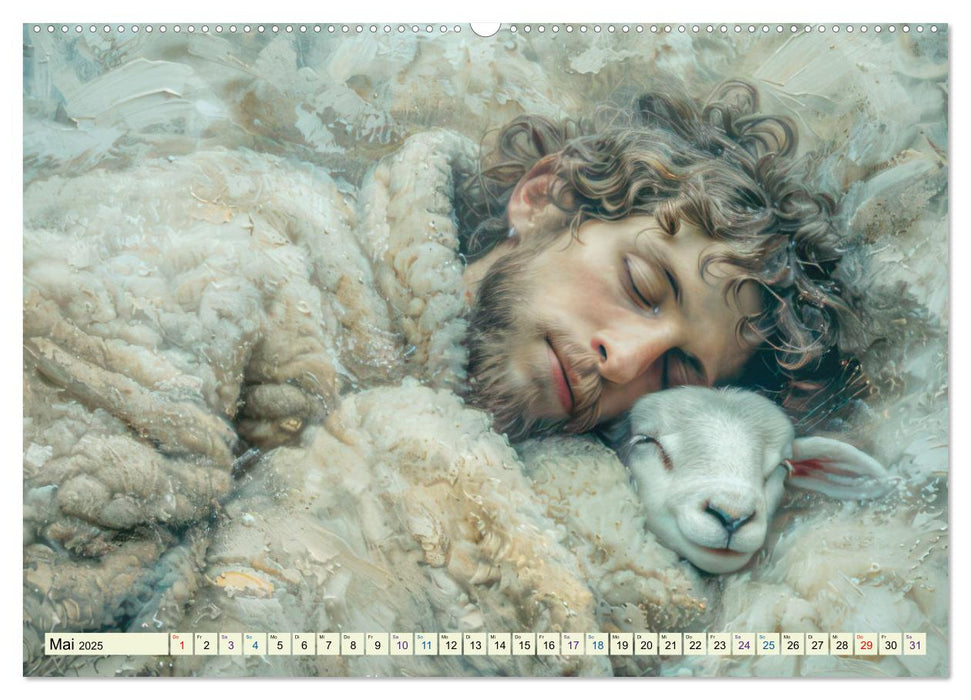 Bei den Schafen - Malerische Reise (CALVENDO Premium Wandkalender 2025)