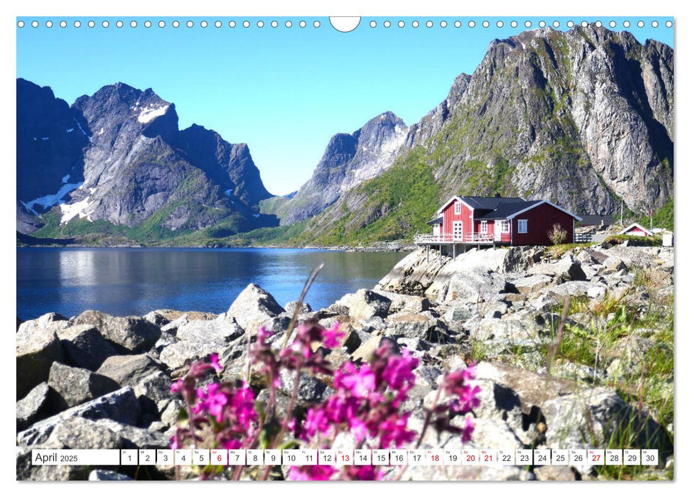 Norwegen - Unterwegs auf den Lofoten (CALVENDO Wandkalender 2025)