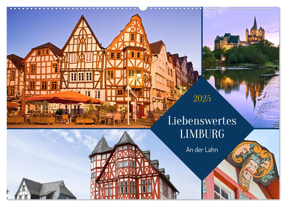 Liebenswertes Limburg (CALVENDO Wandkalender 2025)