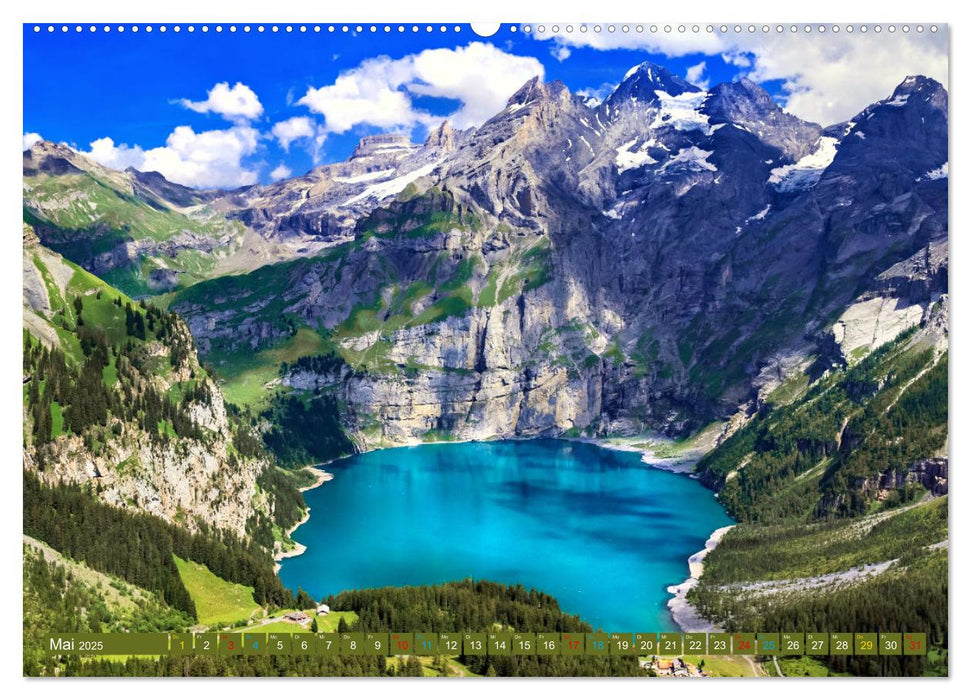 Berner Oberland - Ausflugsziele (CALVENDO Premium Wandkalender 2025)