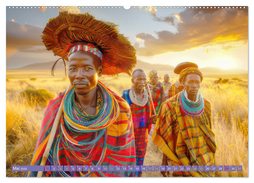 Afrika begeistert - Afrikas Schönheit (CALVENDO Wandkalender 2025)