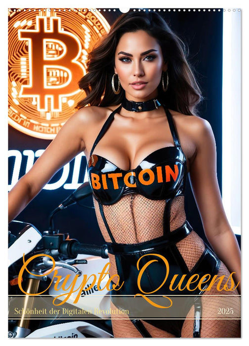 Crypto Queens: Schönheit der Digitalen Revolution (CALVENDO Wandkalender 2025)