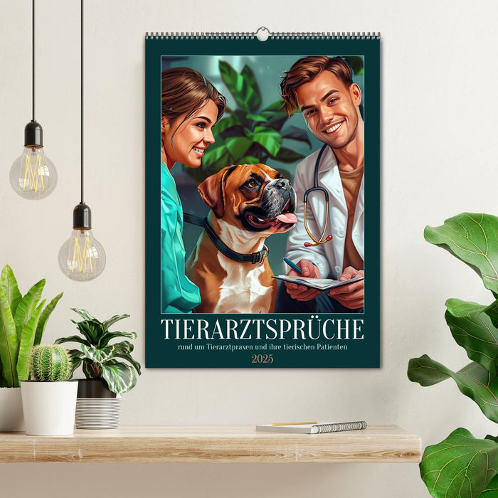 Tierarztsprüche (CALVENDO Wandkalender 2025)