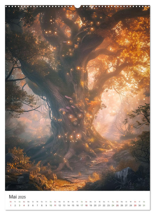 Verwunschener Zauberwald (CALVENDO Wandkalender 2025)