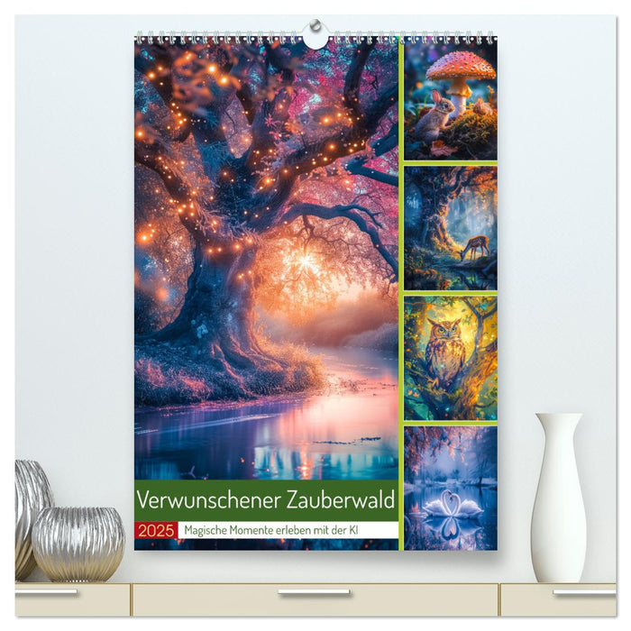 Verwunschener Zauberwald (CALVENDO Premium Wandkalender 2025)