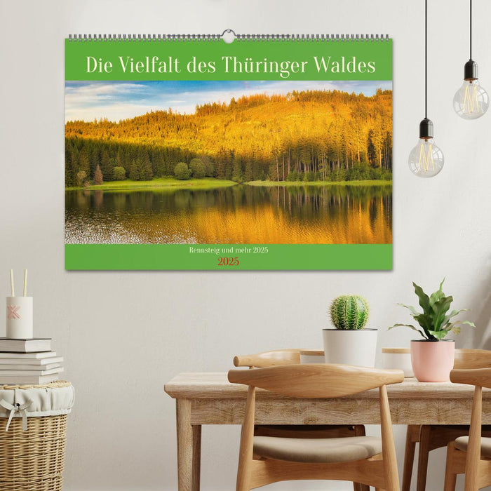 Die Vielfalt des Thüringer Waldes (CALVENDO Wandkalender 2025)