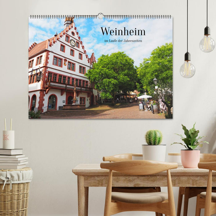 Weinheim im Laufe der Jahreszeiten (CALVENDO Wandkalender 2025)