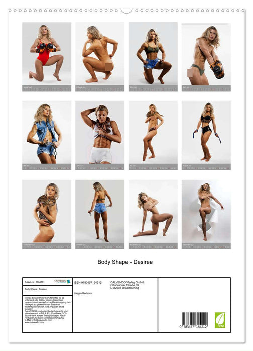 Body Shape - Desiree (CALVENDO Premium Wandkalender 2025)