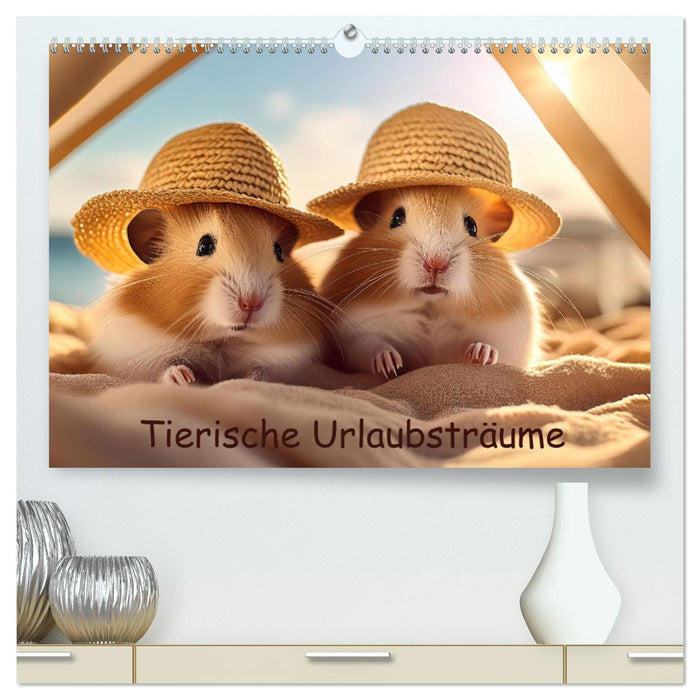 Tierische Urlaubsträume (CALVENDO Premium Wandkalender 2025)