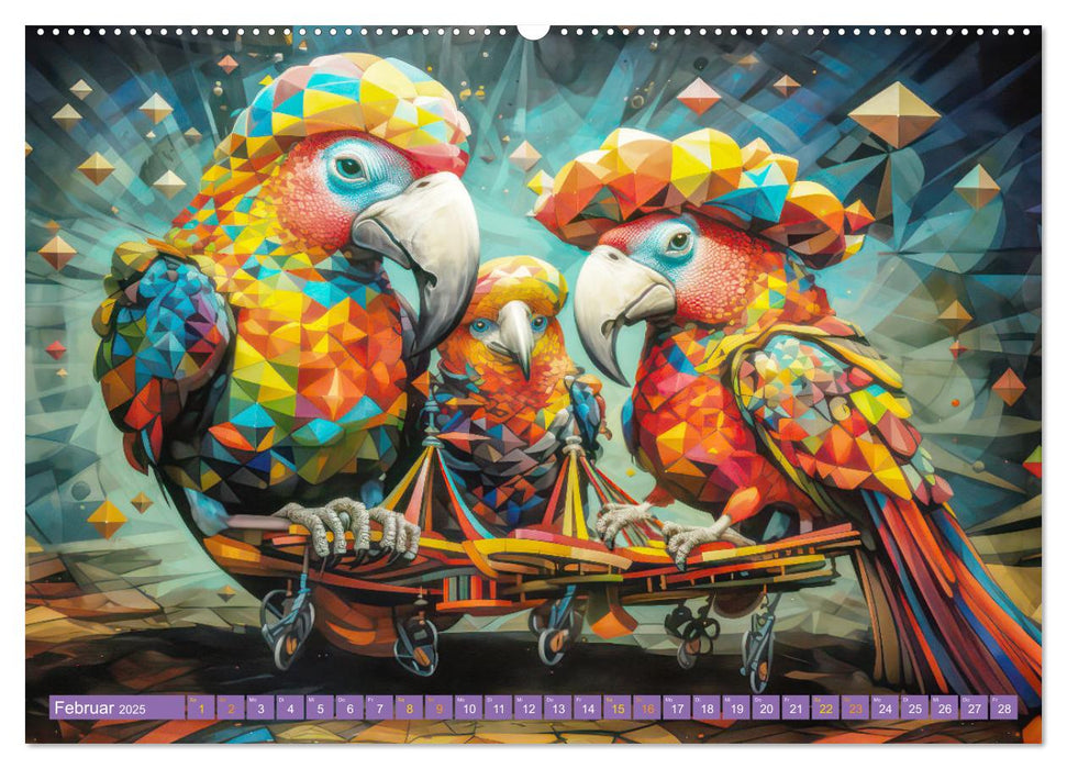Zirkusfantasien - Bezaubernd fremdartig (CALVENDO Wandkalender 2025)