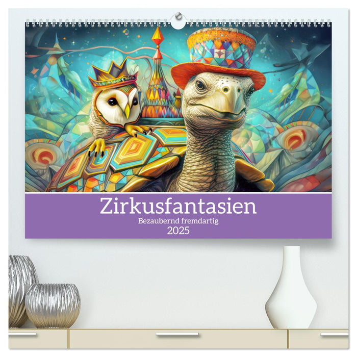 Zirkusfantasien - Bezaubernd fremdartig (CALVENDO Premium Wandkalender 2025)