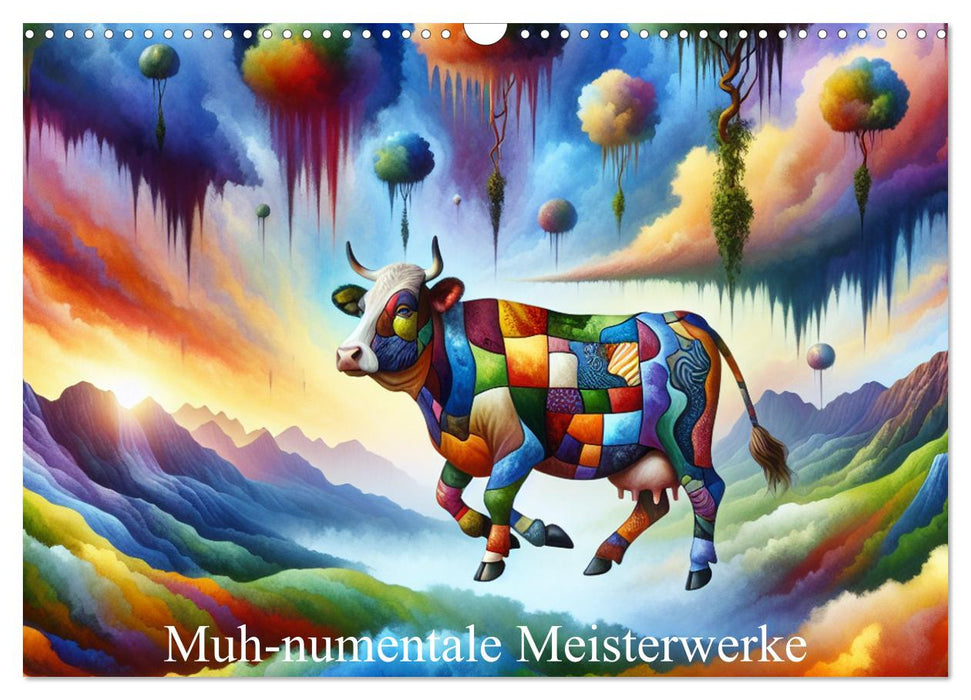 Muh-numentale Meisterwerke (CALVENDO Wandkalender 2025)