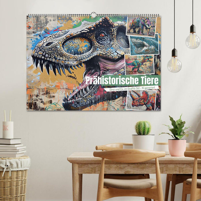 Prähistorische Tiere (CALVENDO Wandkalender 2025)