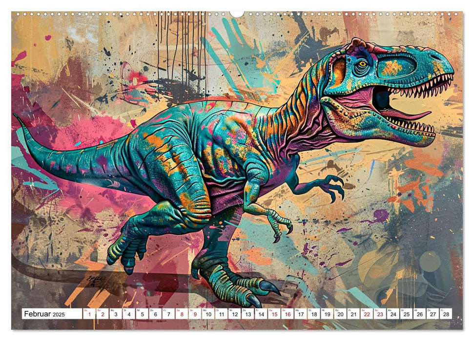 Prähistorische Tiere (CALVENDO Wandkalender 2025)