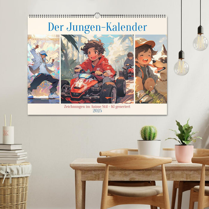 Der Jungen-Kalender (CALVENDO Wandkalender 2025)